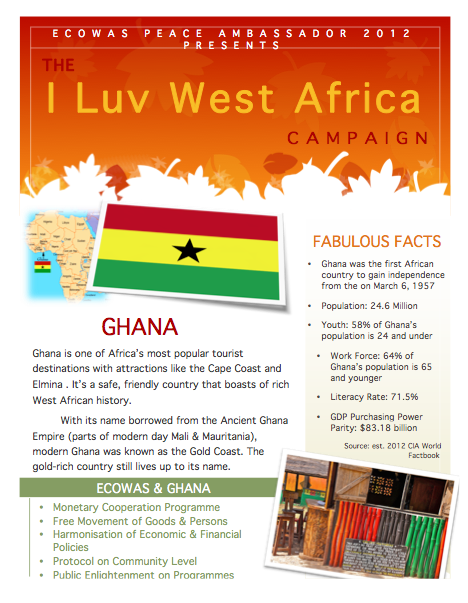 The I Luv West Africa Campaign graphic